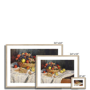 Apples and Grapes Framed & Mounted Print