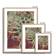 Study for the Museum of Fine Arts, Boston, Murals: Orestes and the Furies Framed & Mounted Print