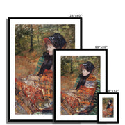 Autumn, portrait of Lydia Cassatt Framed & Mounted Print