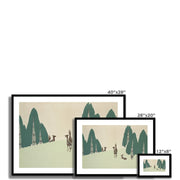 Deer from Momoyogusa–Flowers of a Hundred Generations Framed & Mounted Print