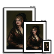 Portrait of Doña Isabel de Porcel Framed & Mounted Print