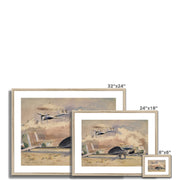 Whitley Bombers Sunning Framed & Mounted Print