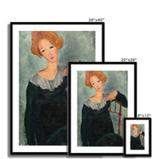 Woman with Red Hair Framed & Mounted Print