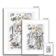 Design for Urne Buriall–Ghosts Framed & Mounted Print