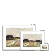 Flower Beds in Holland  Framed & Mounted Print