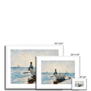Boys in a Dory Framed & Mounted Print