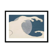 Waves and sun from Momoyogusa–Flowers of a Hundred Generations Framed & Mounted Print