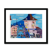 Bern with Belltower Framed & Mounted Print