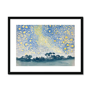 Landscape with Stars Framed & Mounted Print