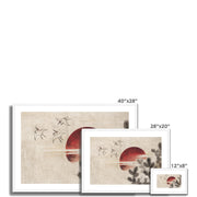 Birds and sunset, from Album of Sketches Framed & Mounted Print