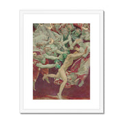 Study for the Museum of Fine Arts, Boston, Murals: Orestes and the Furies Framed & Mounted Print