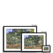 Animal fates (the trees showed their rings, the animals their veins) Framed & Mounted Print