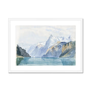 Bay of Uri, Brunnen from Switzerland Framed & Mounted Print