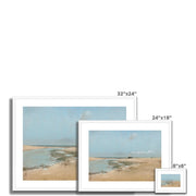 Beach at Low Tide Framed & Mounted Print