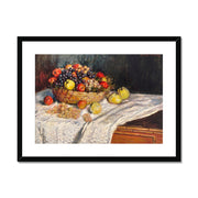 Apples and Grapes Framed & Mounted Print