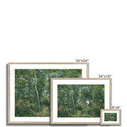 Edge of the Woods Near L'Hermitage, Pontoise Framed & Mounted Print