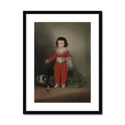 In this portrait, the sitter is the son of the Count and Countess of Altamira Framed & Mounted Print