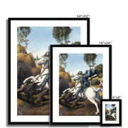 Saint George and the Dragon Framed & Mounted Print