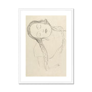 Half-figure of a Young Woman Framed & Mounted Print