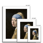 Girl with a Pearl Earring Framed & Mounted Print
