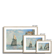 The Cliffs at Étretat Framed & Mounted Print