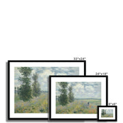 Poppy Fields near Argenteuil Framed & Mounted Print