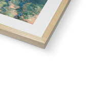 Sun setting on the Seine at Lavacourt Framed & Mounted Print