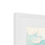 Green Wheat Fields, Auvers Framed & Mounted Print