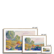 Two Women by the Shore, Mediterranean Framed & Mounted Print