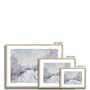 Snow at Argenteuil Framed & Mounted Print