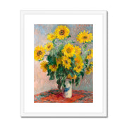 Bouquet of Sunflowers Framed & Mounted Print
