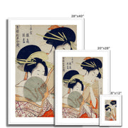 Chojiya Hinazuru Hinamatsu Framed & Mounted Print