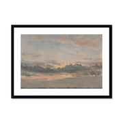 A Cloud Study, Sunset Framed & Mounted Print