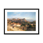 The Hill of the Alhambra, Granada Framed & Mounted Print