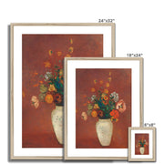 Bouquet in a Chinese Vase Framed & Mounted Print