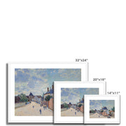 Street in Moret Framed & Mounted Print