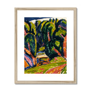 Red Tree Framed & Mounted Print