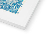 Blue Marigold Framed & Mounted Print