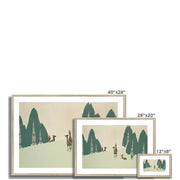 Deer from Momoyogusa–Flowers of a Hundred Generations Framed & Mounted Print