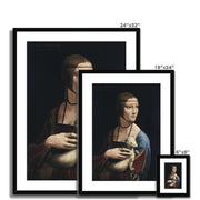 Lady with an Ermine Framed & Mounted Print