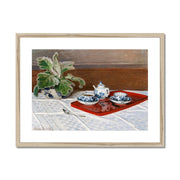 Still Life, Tea Service Framed & Mounted Print