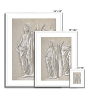 Study of a Draped Figure Framed & Mounted Print
