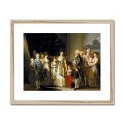 Los infantes Carlos María Isidro, Francisco de Paula, Carlota Joaquina, María Josefa, María Luisa, Gabriel Antonio, Carlos Luis. También se observa a Luis de Etruria, esposo de María Luisa Framed & Mounted Print
