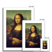 Portrait of Mona Lisa del Giocondo Framed & Mounted Print