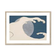 Waves and sun from Momoyogusa–Flowers of a Hundred Generations Framed & Mounted Print