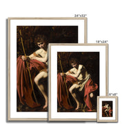 Saint John the Baptist in the Wilderness Framed & Mounted Print