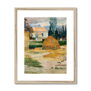 Landscape near Arles Framed & Mounted Print