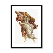 Aesthetic Sandro Botticelli's woman illustration Framed & Mounted Print