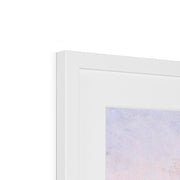 Haystacks (Effect of Snow and Sun) Framed & Mounted Print