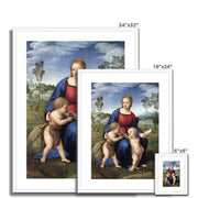 Madonna of the Goldfinch Framed & Mounted Print